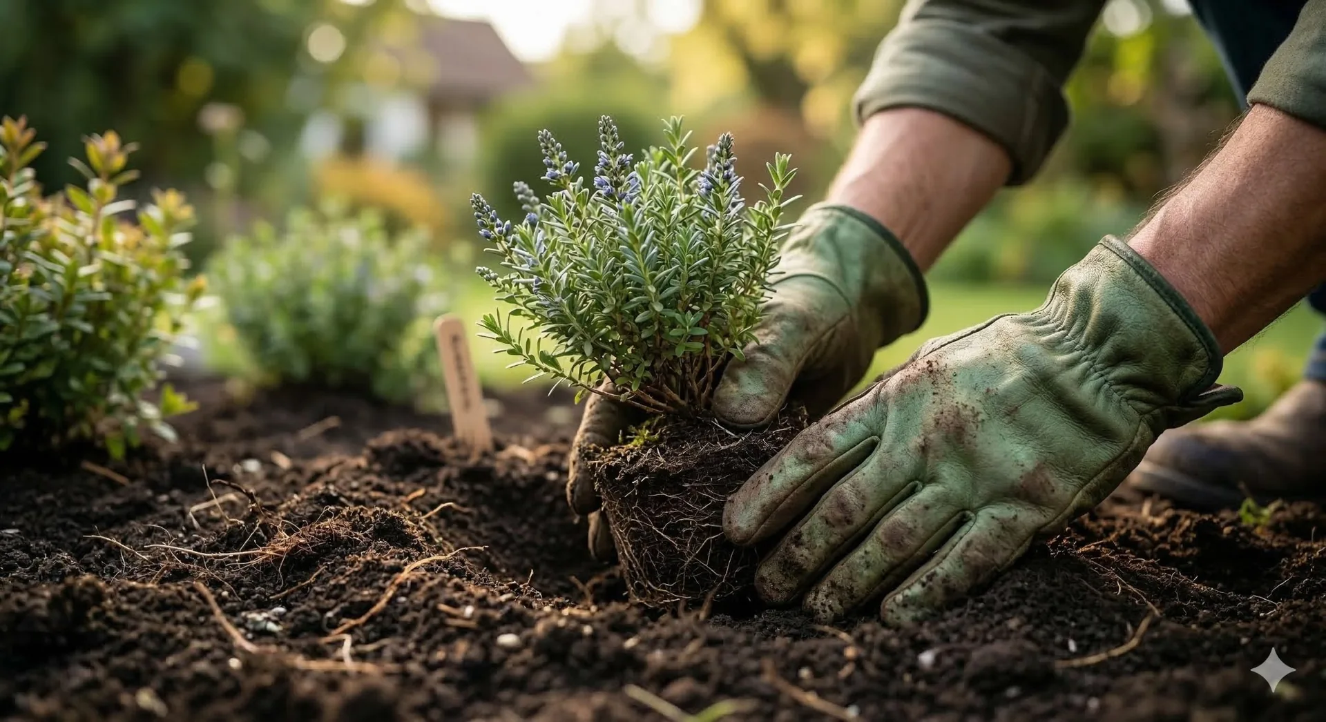 Nermin Ibushoski bei der Gartenarbeit in Aichtal – Garten- und Landschaftsbau mit über 10 Jahren Erfahrung